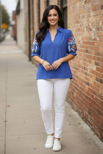 Load image into Gallery viewer, Sunkissed Soul Embroidered Blouse
