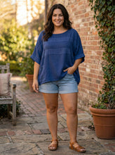 Load image into Gallery viewer, Urban Sanctuary Paneled Top (multiple color options)
