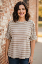Load image into Gallery viewer, Sedona Stripe Textural Tee
