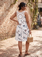 Load image into Gallery viewer, Garden Social Crochet Back Dress (multiple color options)
