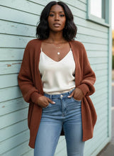 Load image into Gallery viewer, Canyon Clay Textured Cardigan (multiple color options)
