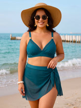 Load image into Gallery viewer, Resort Royalty V-Neck High Waist Swim Set (multiple color options)
