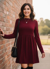 Load image into Gallery viewer, Fireside Poetry Knit Mini Dress

