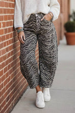 Load image into Gallery viewer, Jungle Jaunt Wide-Leg Barrel Jeans
