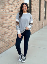 Load image into Gallery viewer, Leopard Lane Color-Block Pullover
