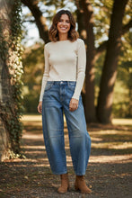 Load image into Gallery viewer, Weekend Stroll Wide Leg Jeans with Pockets (multiple color options)
