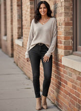 Load image into Gallery viewer, A Moment in Time Back Bow Ribbed Top
