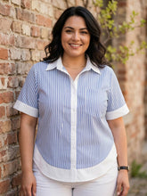 Load image into Gallery viewer, Outbound Executive Striped Button-Down Shirt (multiple color options)
