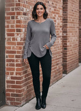Load image into Gallery viewer, Urban Edge Ribbed Long Sleeve Top (multiple color options)
