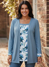 Load image into Gallery viewer, Petal Path Layered-Look Faux Top (multiple color options)
