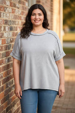 Load image into Gallery viewer, Easy Living Melange Hi-Low Tee
