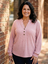 Load image into Gallery viewer, Coastal Classic Striped Notched Top (multiple color options)
