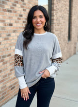 Load image into Gallery viewer, Leopard Lane Color-Block Pullover
