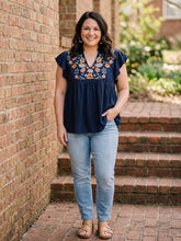 Load image into Gallery viewer, The Midnight Garden Blouse
