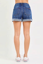 Load image into Gallery viewer, RISEN Slouchy Cuffed Denim Shorts
