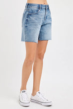 Load image into Gallery viewer, RISEN Slouchy Mid Length All Over Rhinestones Shorts
