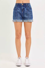 Load image into Gallery viewer, RISEN Slouchy Cuffed Denim Shorts
