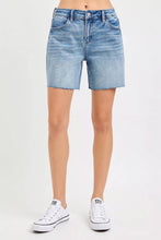 Load image into Gallery viewer, RISEN Slouchy Mid Length All Over Rhinestones Shorts
