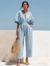 Load image into Gallery viewer, Effortlessly Chic Wide Leg Jumpsuit (multiple color options)
