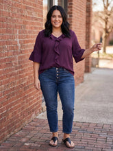 Load image into Gallery viewer, Gracefully Ruffled Blouse (multiple color options)
