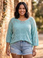Load image into Gallery viewer, Seabreeze Stroll Crochet Top (multiple color options)
