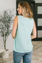 Load image into Gallery viewer, Getting Good V-Neck Tank in Mint
