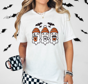 Halloween Ghost Graphic T-Shirt