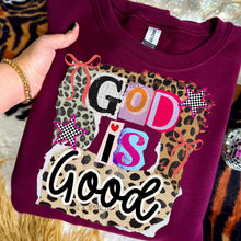 Load image into Gallery viewer, God is Good Animal Print Graphic Sweatshirt
