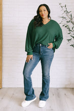 Load image into Gallery viewer, Good Things Are Coming V-Neck Top in Green
