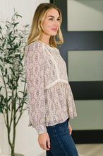 Load image into Gallery viewer, Gorgeous Girl Floral Peplum Blouse
