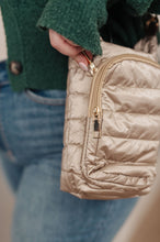 Load image into Gallery viewer, Gotcha Girl Puffer Tumbler Tote in Gold
