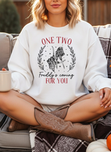 Load image into Gallery viewer, Freddy's Coming Graphic Sweatshirt (multiple color options)
