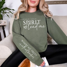 Load image into Gallery viewer, Spirit Lead Me Graphic Sweatshirt (multiple color options)
