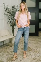 Load image into Gallery viewer, Growing Together Notch Neck Puff Sleeve Top
