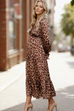 Load image into Gallery viewer, Wild Grace Leopard Maxi Dress

