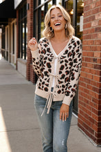 Load image into Gallery viewer, Leopard Love Lace-Up Cardigan
