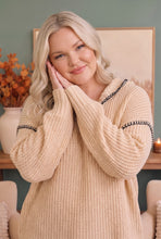 Load image into Gallery viewer, Wrapped in Grace Knit Sweater in Warm Taupe
