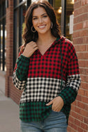 Holiday Cheer Check Hoodie