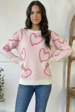 Load image into Gallery viewer, Love Notes Jacquard Sweater
