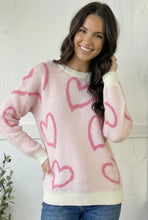Load image into Gallery viewer, Love Notes Jacquard Sweater
