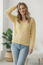 Load image into Gallery viewer, I'll Meet You at the Tennis Match Patterned Sweater
