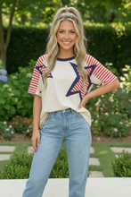 Load image into Gallery viewer, Stars and Stripes Forever Graphic Tee
