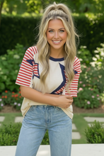 Load image into Gallery viewer, Stars and Stripes Forever Graphic Tee
