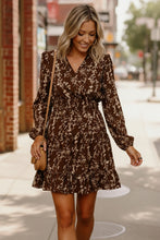 Load image into Gallery viewer, Cocoa Blossom Smocked Waist Dress
