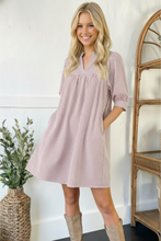 Load image into Gallery viewer, Sunday Stroll Pink Pin Stripe Dress
