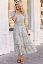 Load image into Gallery viewer, Summer in London Floral Midi Dress
