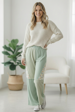 Load image into Gallery viewer, Sage Blossom Lounge Pants
