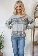 Load image into Gallery viewer, On A Coffee Run Camo Top
