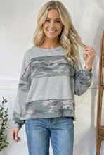 Load image into Gallery viewer, On A Coffee Run Camo Top
