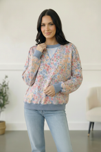 Load image into Gallery viewer, Meadow Breeze Floral Pullover
